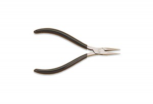 Lightweight Precision Plier with Leaf Spring - Curved Tip Chain Nose