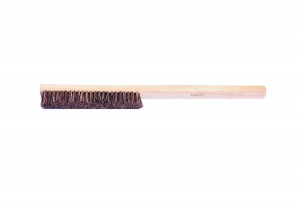 Small Wood Handle Washout Brush 3 Rows of Extra Stiff Bristles | Esslinger