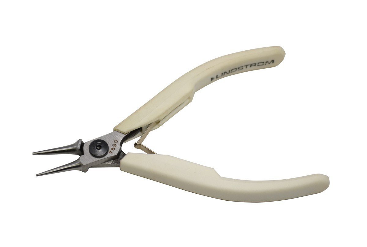 Lindstrom Supreme Series Round Nose Pliers with Double Leaf Springs