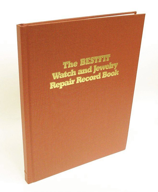 The BestFit Watch & Jewelry Repair Record Book