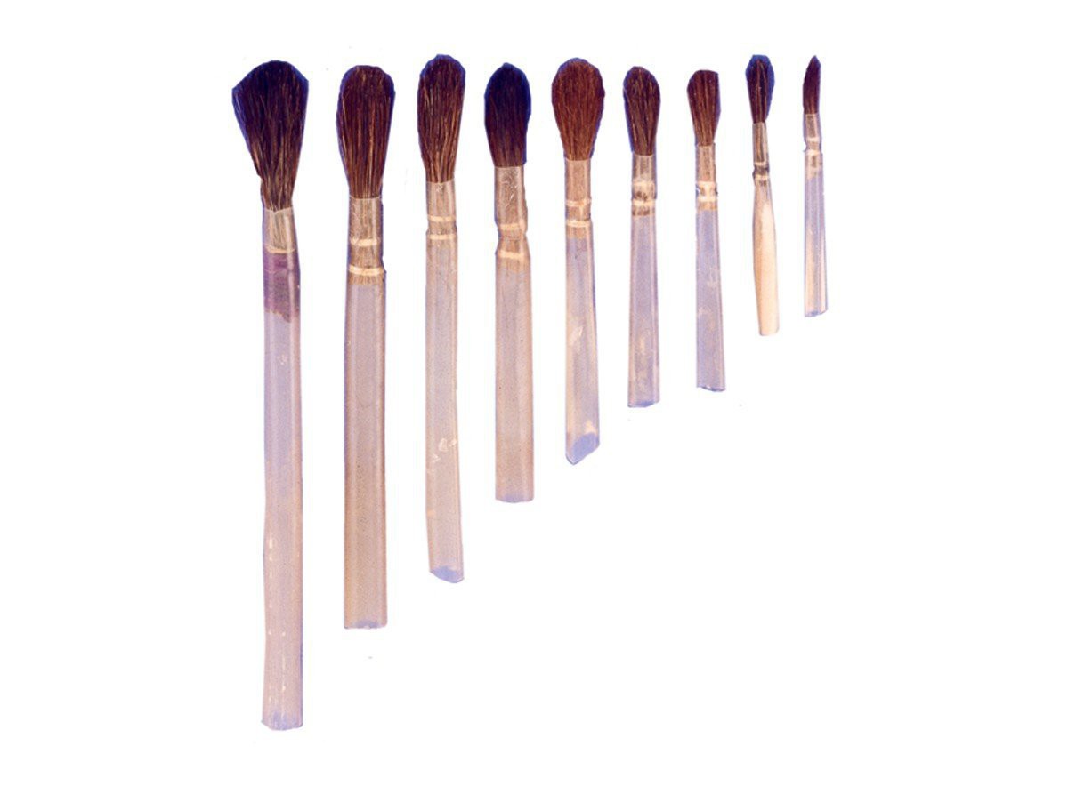 Flux Brushes with Quill Handles
