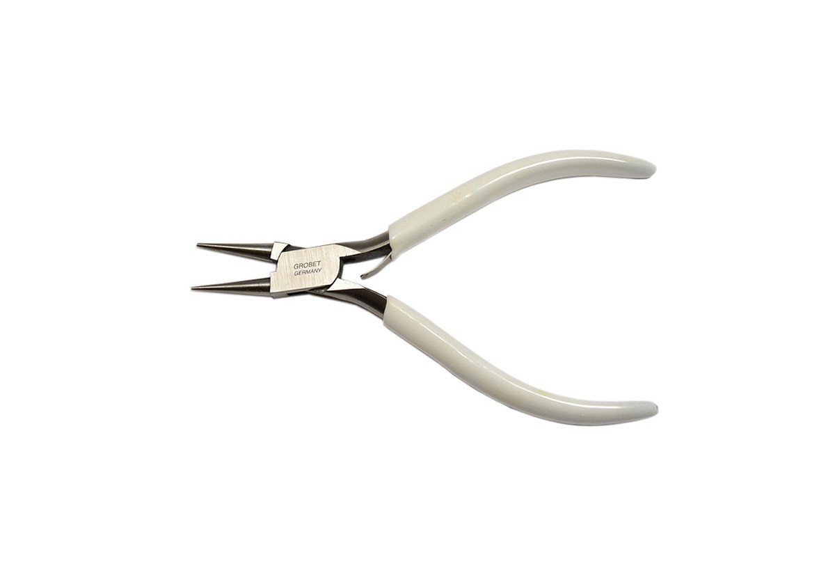 Vigor Standard Size Box Joint Round Nose Pliers with Leaf Springs