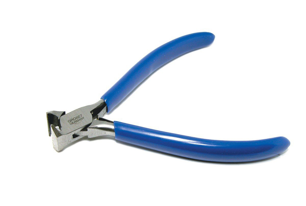 Slim-Line Box Joint Precision Plier with Leaf Spring - Oblique Cutters