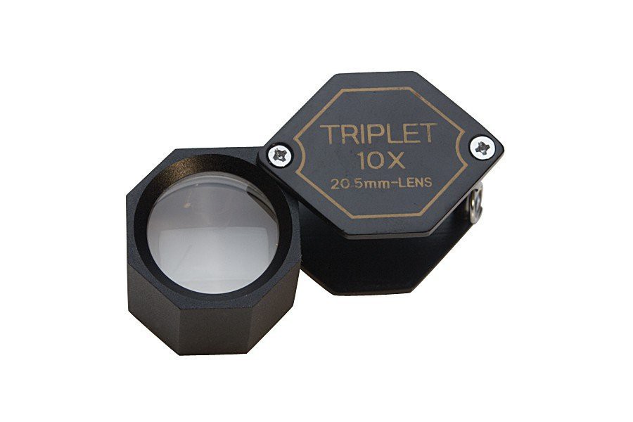 18 mm & 20.5 mm, 10X, Oval Diamond Triplet Loupes