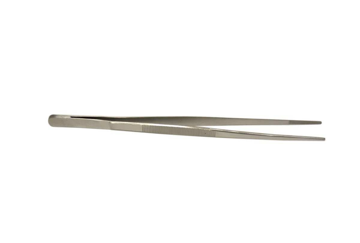 Forceps Tweezers - Nickel Plate Steel, 10"
