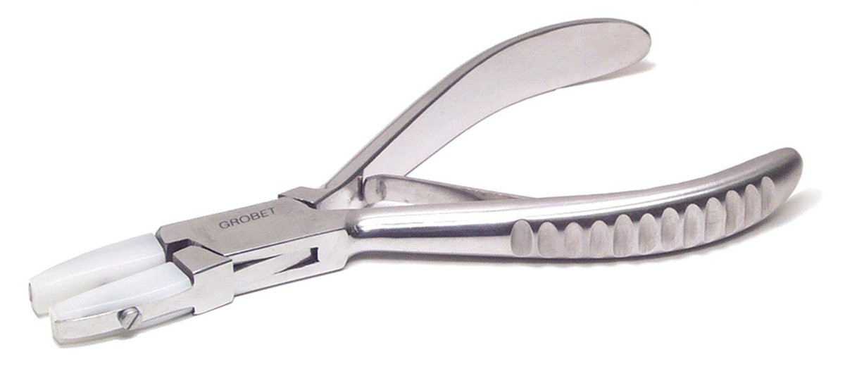 Flat Nose Nylon-Jawed Pliers